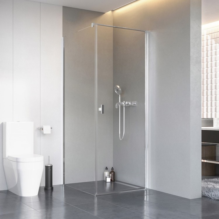 Dušas stūris kvadrātveida Radaway NES KDJ I 90R x 90 cm, hroms