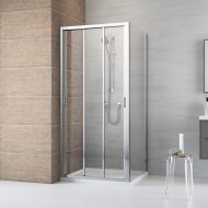 Dušas stūris taisnstūra Radaway EVO DW+S 100x80 cm