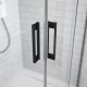 Dušas stūris pusapaļš Radaway IDEA Black PDD 100x100cm Dušas stūris pusapaļš Radaway IDEA Black PDD 100x100cm