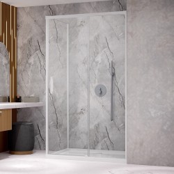 Dušas stūris taisnstūra Radaway Idea KDJ White 100x75cm, 100R/75L