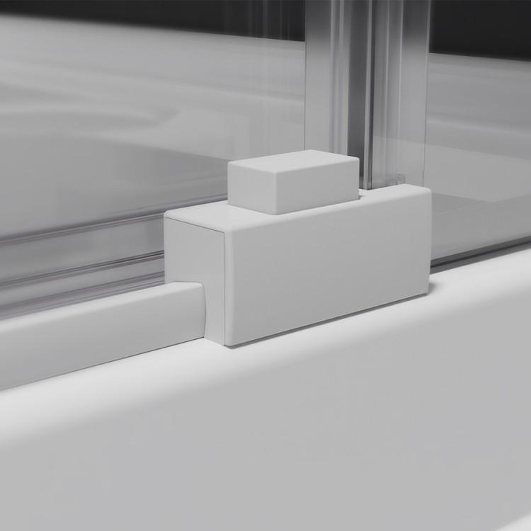 Dušas stūris kvadrātveida Radaway Idea White KDD 90x90cm