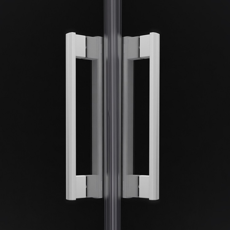 Dušas stūris kvadrātveida Radaway Idea White KDD 90x90cm