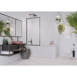 Vannas sieniņa Radaway IDEA Black PNJ II Frame 50 cm
