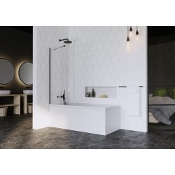 Vannas sieniņa Radaway IDEA Black PNJ II 100 cm