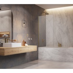 Vannas sieniņa Radaway Modo New Gold PNJ II 100 cm