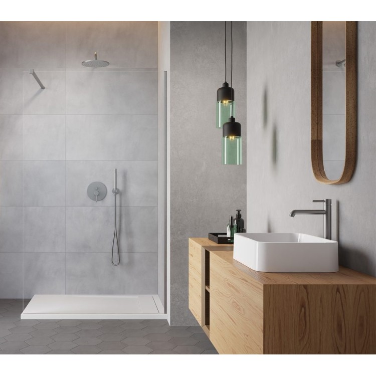 Dušas siena Radaway MODO New Brushed Nickel II 1400x2000mm