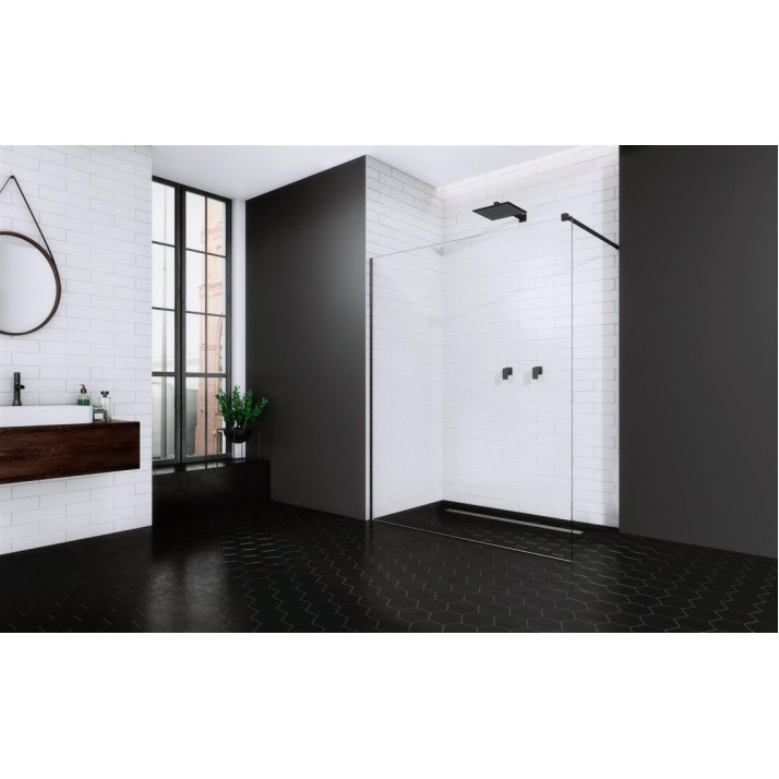 Dušas siena Radaway MODO New Black II 1000x2000mm