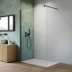 Dušas siena Radaway NES Black Walk-in II 1200x2000mm, melns