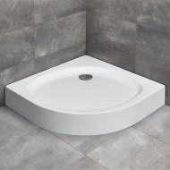 Dušas paliktnis pusapaļš Radaway Patmos A Compact 90x90 ,balts