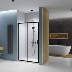 Dušas durvis bīdāmās Radaway Premium Pro Black DWJ 100cm L