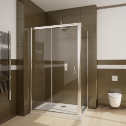 Dušas stūris taisnstūra Radaway Premium Plus DWJ+S 100x70 cm