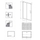 Dušas durvis Radaway Premium Plus DWJ 105cm Dušas durvis Radaway Premium Plus DWJ 105cm