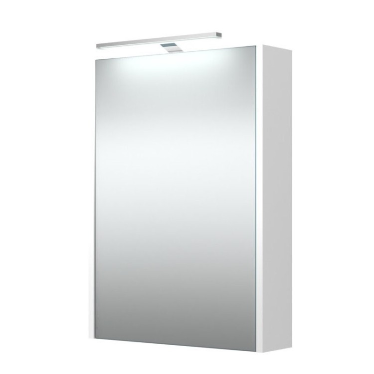 Vannas istabas skapītis ar spoguli un LED apgaismojumu Raguvos Baldai 48.2 cm, 1402211 Vannas istabas skapītis ar spoguli un LED apgaismojumu Raguvos Baldai 48.2 cm, 1402211