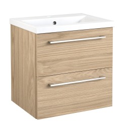 Vannas istabas skapītis ar izlietni RB SCANDIC 51cm, gaišs ozols