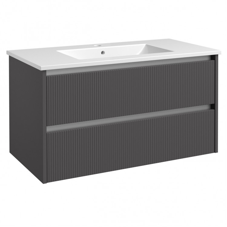 Vannas istabas skapītis ar izlietni RB URBAN 100cm, 201137205 Vannas istabas skapītis ar izlietni RB URBAN 100cm, 201137205