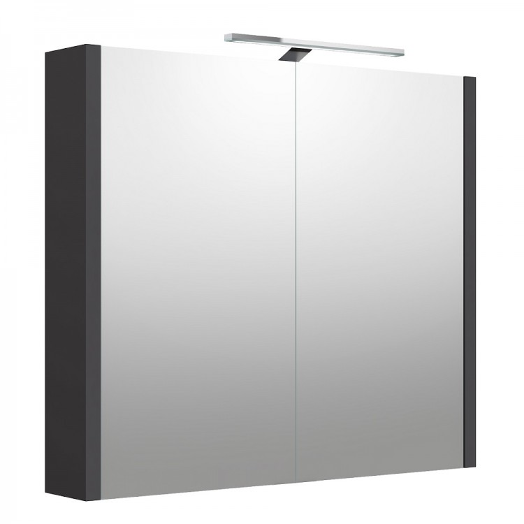 Vannas istabas skapītis ar spoguli un LED apgaismojumu RB URBAN 78 cm, 2002505 Vannas istabas skapītis ar spoguli un LED apgaismojumu RB URBAN 78 cm, 2002505