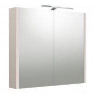 Vannas istabas skapītis ar spoguli un LED apgaismojumu RB URBAN 78 cm, 2002506