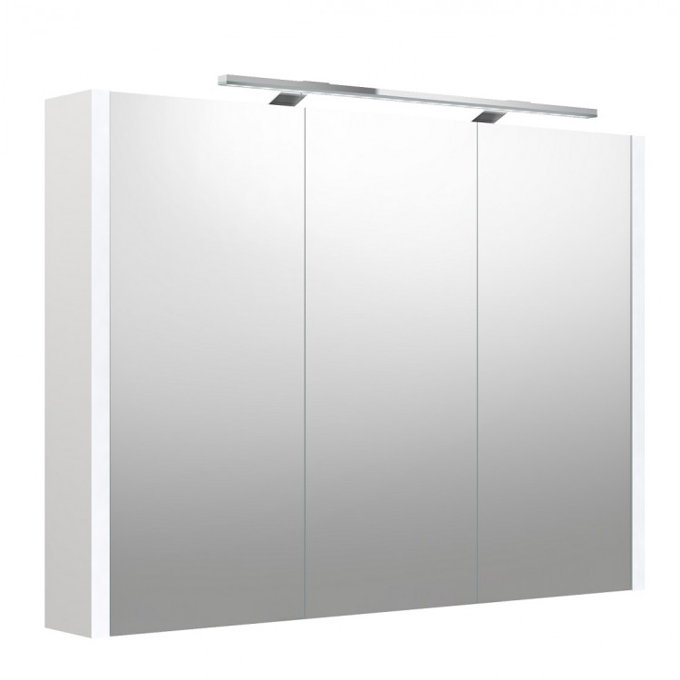 Vannas istabas skapītis ar spoguli un LED apgaismojumu RB URBAN 98 cm, 2002712 Vannas istabas skapītis ar spoguli un LED apgaismojumu RB URBAN 98 cm, 2002712