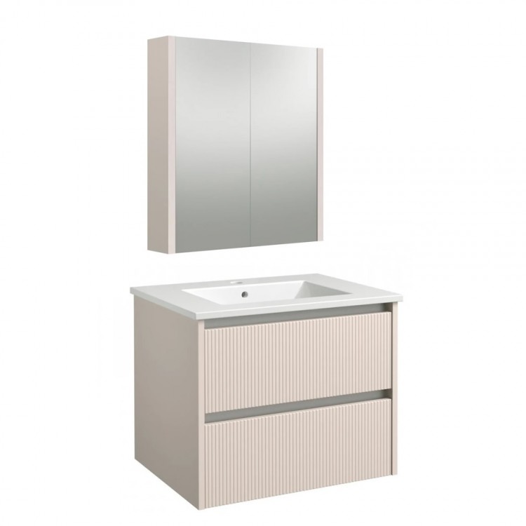 Vannas istabas mēbeļu komplekts RB URBAN 60cm, pelēks kašmirs Vannas istabas mēbeļu komplekts RB URBAN 60cm, pelēks kašmirs