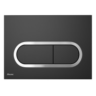 Noskalošanas taustiņš Ravak Chrom, melna X01797