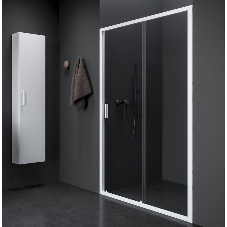 Dušas durvis RAVAK Blix II NBLDP2 110cm, balts