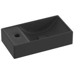 Vannas istabas izlietne RAVAK VEDA W L 40,8x22,2 cm, melna matēta