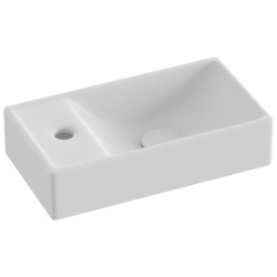 Vannas istabas izlietne RAVAK VEDA W L 40,8x22,2 cm, balta matēta