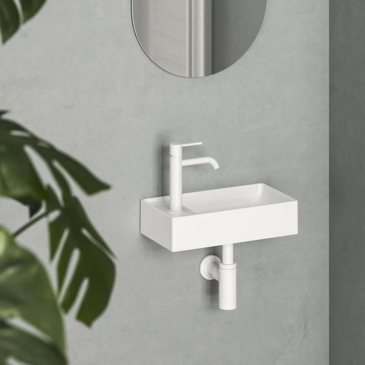 Vannas istabas izlietne RAVAK VEDA W L 40,8x22,2 cm, balta