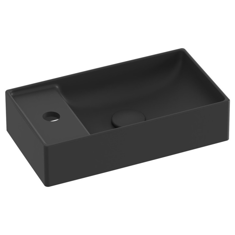 Izlietne skapītim Ravak VEDA 40x22cm, melna matēta XJX0D240000