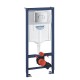Komplekts Ravak Chrome AquaSpin + Grohe rāmis ar hromētu pogu 39501000
