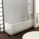 Komplekts Taisnstūra vanna RAVAK CHROME ar priekšējo paneli 160x70 cm, balta Komplekts Taisnstūra vanna RAVAK CHROME ar priekšējo paneli 160x70 cm, balta
