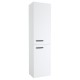 Vannas istabas augstais skapis RAVAK SB Chrome 350 R, balts/melns