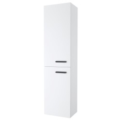 Vannas istabas augstais skapis RAVAK SB Chrome 350 L, balts/melns