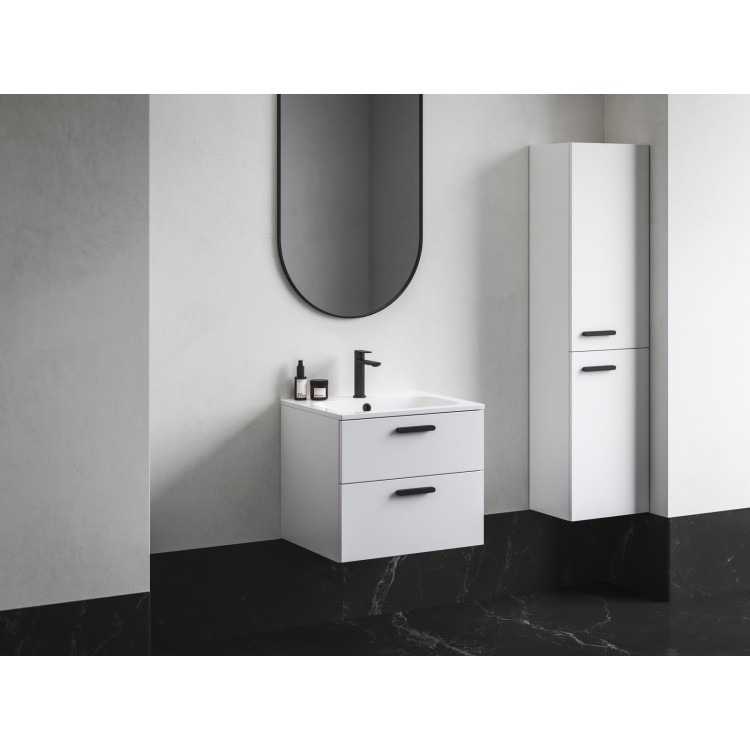 Vannas istabas skapītis izlietnei RAVAK SD 600 Chrome II, balts/melns Vannas istabas skapītis izlietnei RAVAK SD 600 Chrome II, balts/melns