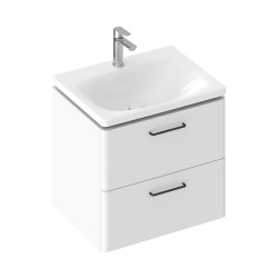 Vannas istabas skapītis ar izlietni RAVAK SD Balance 500x465mm H, balts/melns