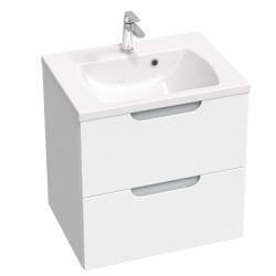 Vannas istabas skapītis izlietnei Ravak SD Classic II 600 , balts/pelēks