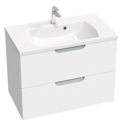 Vannas istabas skapītis izlietnei Ravak SD Classic II 800 , balts/pelēks