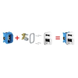 Dušas maisītāja iebūvējamā daļa Ravak R-box RB 070.50, X070052