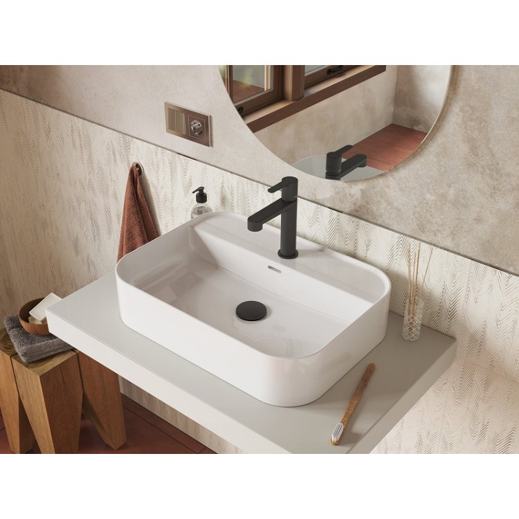 Sifona izplūde Ravak Flat, melna matēta keramika Sifona izplūde Ravak Flat, melna matēta keramika