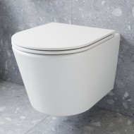 Tualetes pods piekaramais Ravak LIFE RimOff ar Soft Close vāku, balts