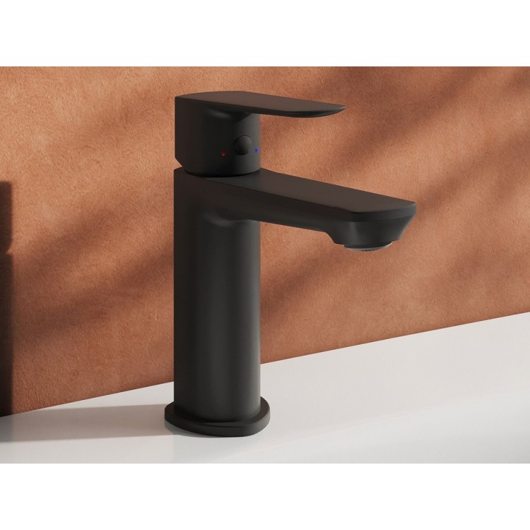 Izlietnes maisītājs Ravak Life LF 012.00BL 160mm, melns matēts