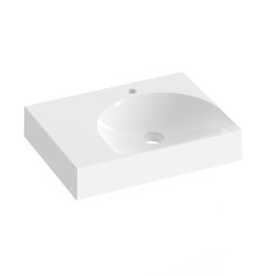 Vannas istabas izlietne RAVAK LITE 600/450 L 60x45 cm, XJXL1260000