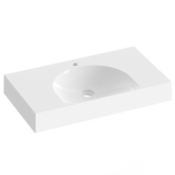 Vannas istabas izlietne RAVAK LITE 800/450 S 80x45 cm, XJX01280004