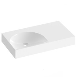 Vannas istabas izlietne RAVAK LITE 800/450 R 80x45 cm, XJXP1380000