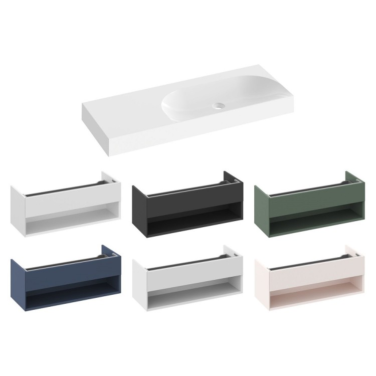 Vannas istabas izlietne RAVAK LITE 1200/800 L 120x45 cm, XJXL1312000 Vannas istabas izlietne RAVAK LITE 1200/800 L 120x45 cm, XJXL1312000