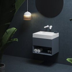 Vannas istabas skapītis izlietnei Ravak SD Lite 600 , tumši zils