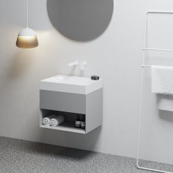 Vannas istabas skapītis izlietnei Ravak SD Lite 600 , pelēks