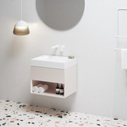 Vannas istabas skapītis izlietnei Ravak SD Lite 600 , rozā