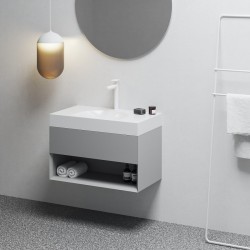 Vannas istabas skapītis izlietnei Ravak SD Lite 800 , pelēks