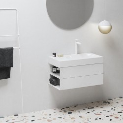 Vannas istabas skapītis izlietnei Ravak SD Lite 800 L , balts